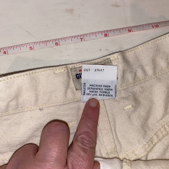 Guess Jeans High Waisted Denim Cuffed Shor… - Picture 6 of 8